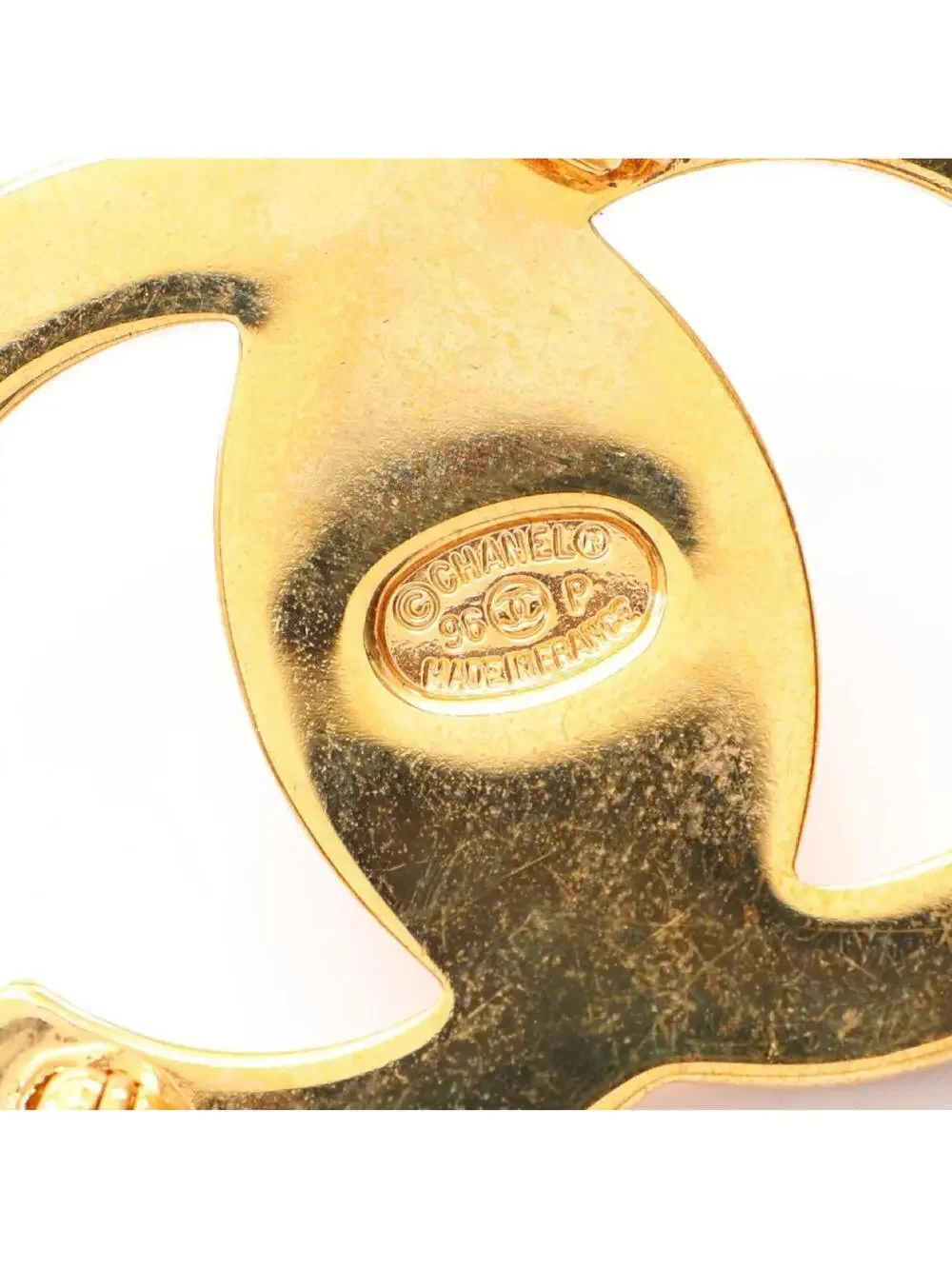 Chanel Cc Logo Brooch Metal #357809C10B